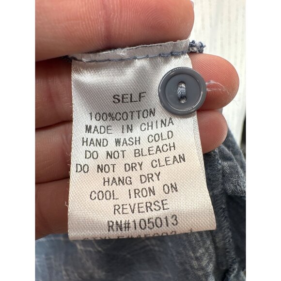 Andree by Unit Womens Cardigan Sz S Blue Plaid Outdoorsy Modern Lightwt Open - Picture 7 of 12